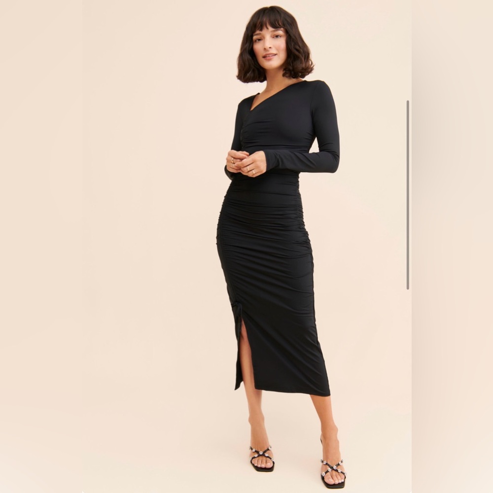 Rachel Parcell Black Long Sleeve Dress